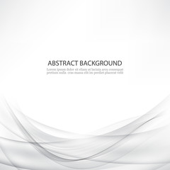Abstract smooth gray background wave design.