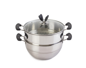 Multipurpose steaming pot and boiling isolated