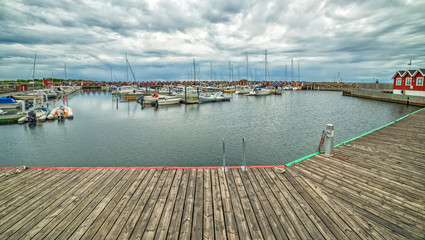 Guest harbor on Swedish west sea coast