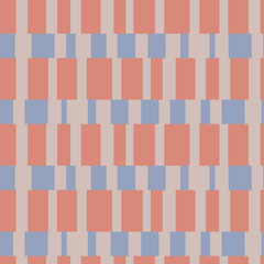 Abstract seamless pattern with squares, pastel colors