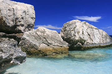 Coast of Cerdinia in Italy
