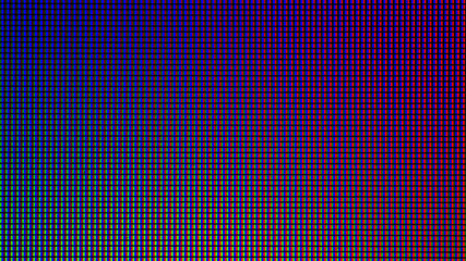 Closeup LED lights bulb diode from computer monitor screen display panel for graphic website template. electricity or technology idea concept design.