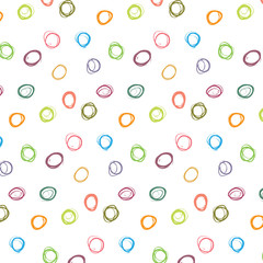 Abstract colorful polka dot pattern vector © kanokwan14002