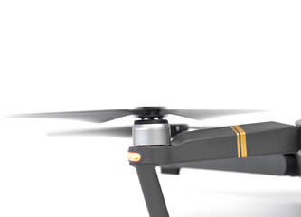 brushless motors. drone on white background.