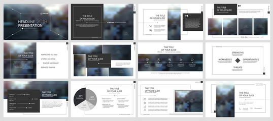 Black and gray elements for infographics on a white background. Presentation templates. Use in presentation, flyer and leaflet, corporate report, marketing, advertising, annual report, banner.