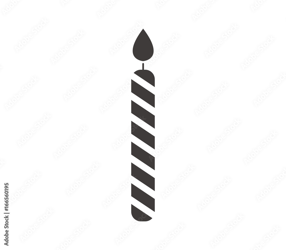 Poster candle icon