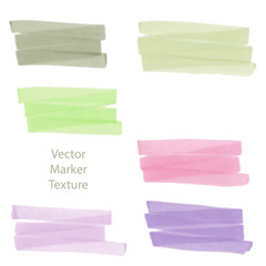 Set of hand drawn marker texture, watercolor effect, spots for design