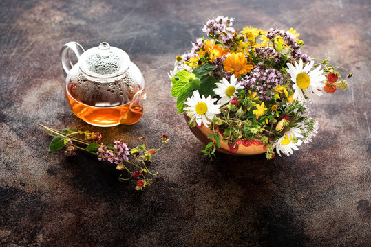 Medicinal herbs. Herbal tea
