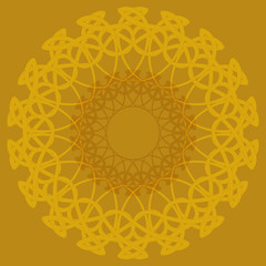 Arabic color mandala