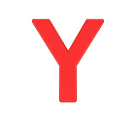 Fototapeta premium red letter Y