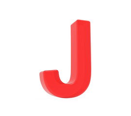 red letter J