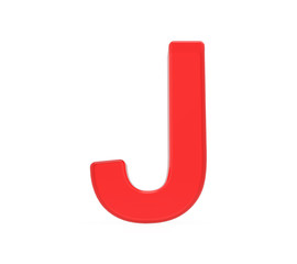 red letter J