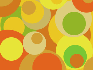 Abstract colorful rings background