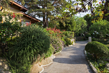 Obraz premium Japanese garden in Monte Carlo, Monaco