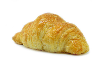 Fresh Croissant isolated on white background