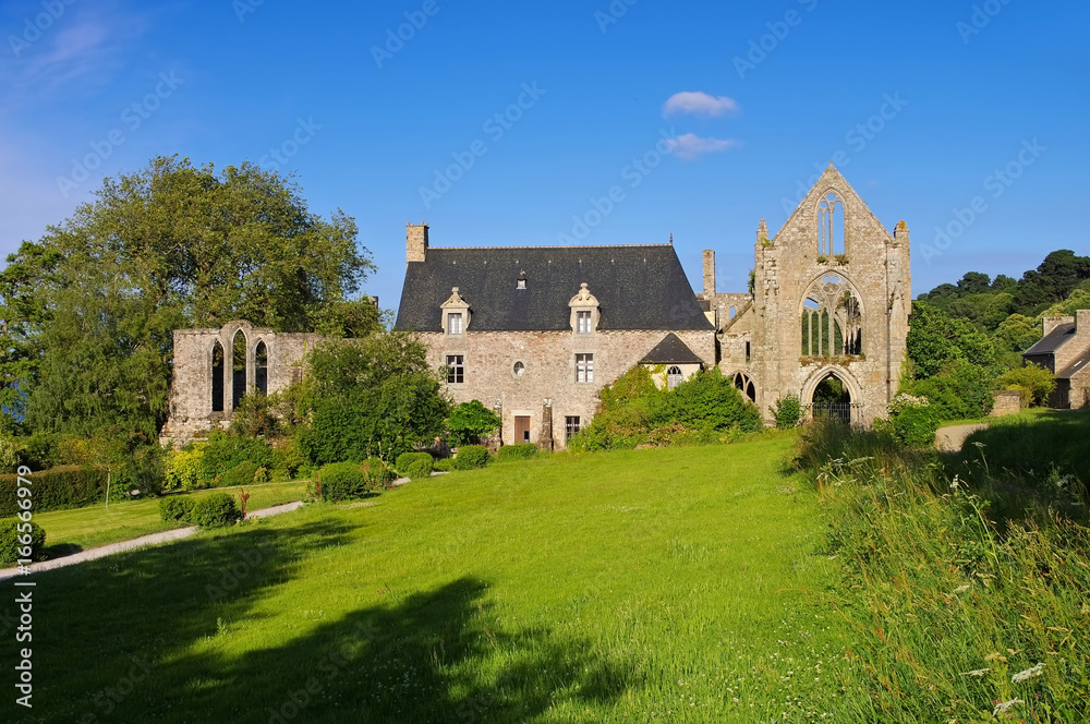 Canvas Prints Abbaye de Beauport in Paimpol, Bretagne Frankreich - Abbaye de Beauport in Paimpol, Brittany