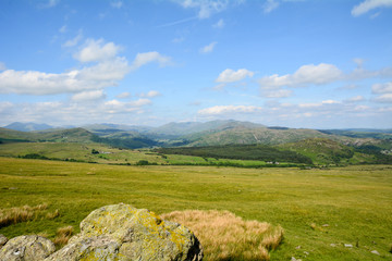 Naklejka premium View north of the |Lake District taken near Lowick in Cumbria England