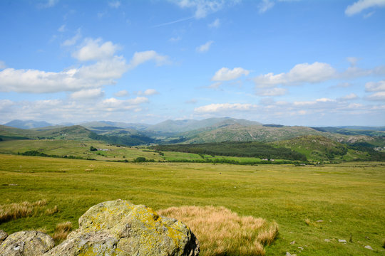 View north of the |Lake District taken near Lowick in Cumbria England