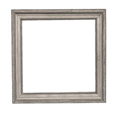 Fototapeta premium Silver frame for paintings, mirrors or photos