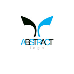 Vector geometric conceptual shape can be used as successful business career abstract logo.