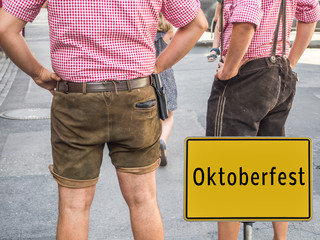 Schild Oktoberfest - obrazy, fototapety, plakaty