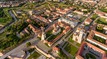 Fototapeta na wymiar Alba Iulia panorama