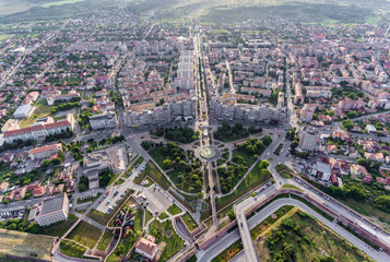 Alba Iulia City Aerial View