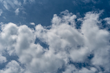 White cloud with Blue sky
