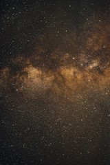Milky way galaxy. Great plan.Night sky with stars.