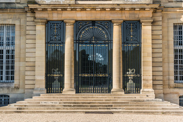 Chateau de Champs-sur-Marne, built in 1699 - 1708 by Jean-Baptiste Bullet de Chamblain - superb example of Classical architecture. Champs-sur-Marne - French town in historic province of Brie.