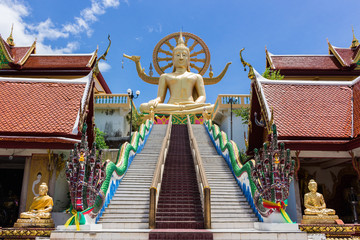 Big Buddha at Ko Samui Island : ブッダ・サムイ島・タイ