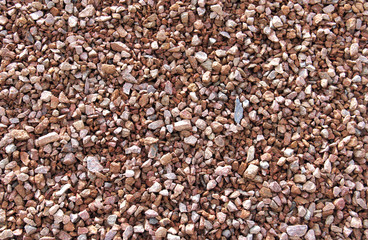 Crushed Gravel rock background