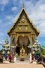 Fototapeta na wymiar Wat Plai Laem : ワット・プライラム