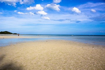 Samui Beach : 南国・美しい・ビーチ・白砂・快晴・サムイ島