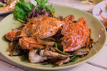 タイ料理：プーパッポンカリー：Crab Curry