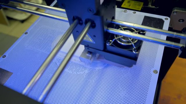 A fast 3d-printing process from above. 