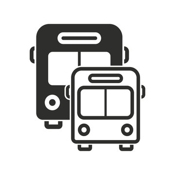 Bus vector icon.