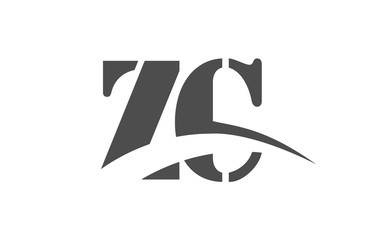 ZC Initial Logo for your startup venture