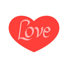 freehand letters love text doodles, valentine's day