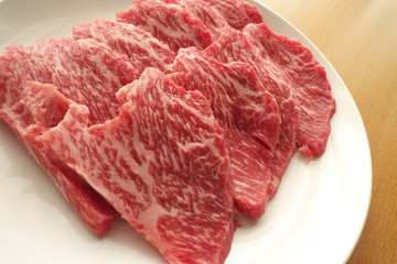 霜降り牛肉
