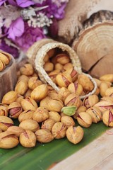 pistachio nuts at salt baked is tasty