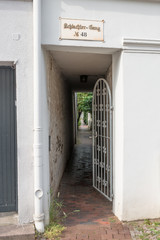 Schlachter Gang in der Engelsgrube in Luebeck
