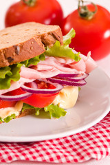 Sandwich bread. 