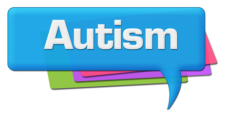 Autism Blue Colorful Comment Symbol 