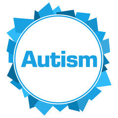 Autism Blue Shapes Circular 