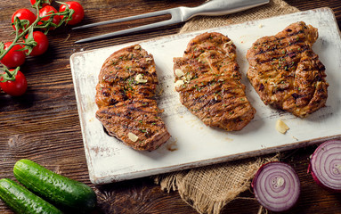 Grilled meat