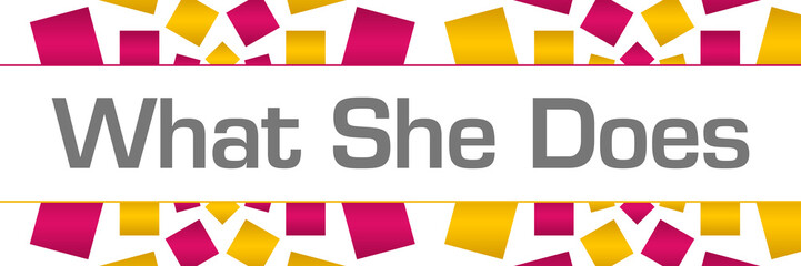 What She Does Pink Golden Texture Horizontal 