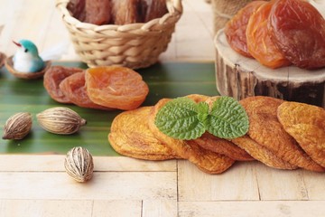 Dried apricots and mix dried fruit delicious