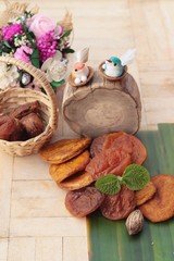 Dried apricots and mix dried fruit delicious