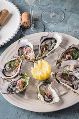 Frische Austern 